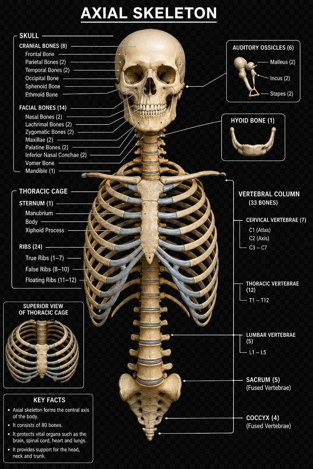 Human Axial Skeleton