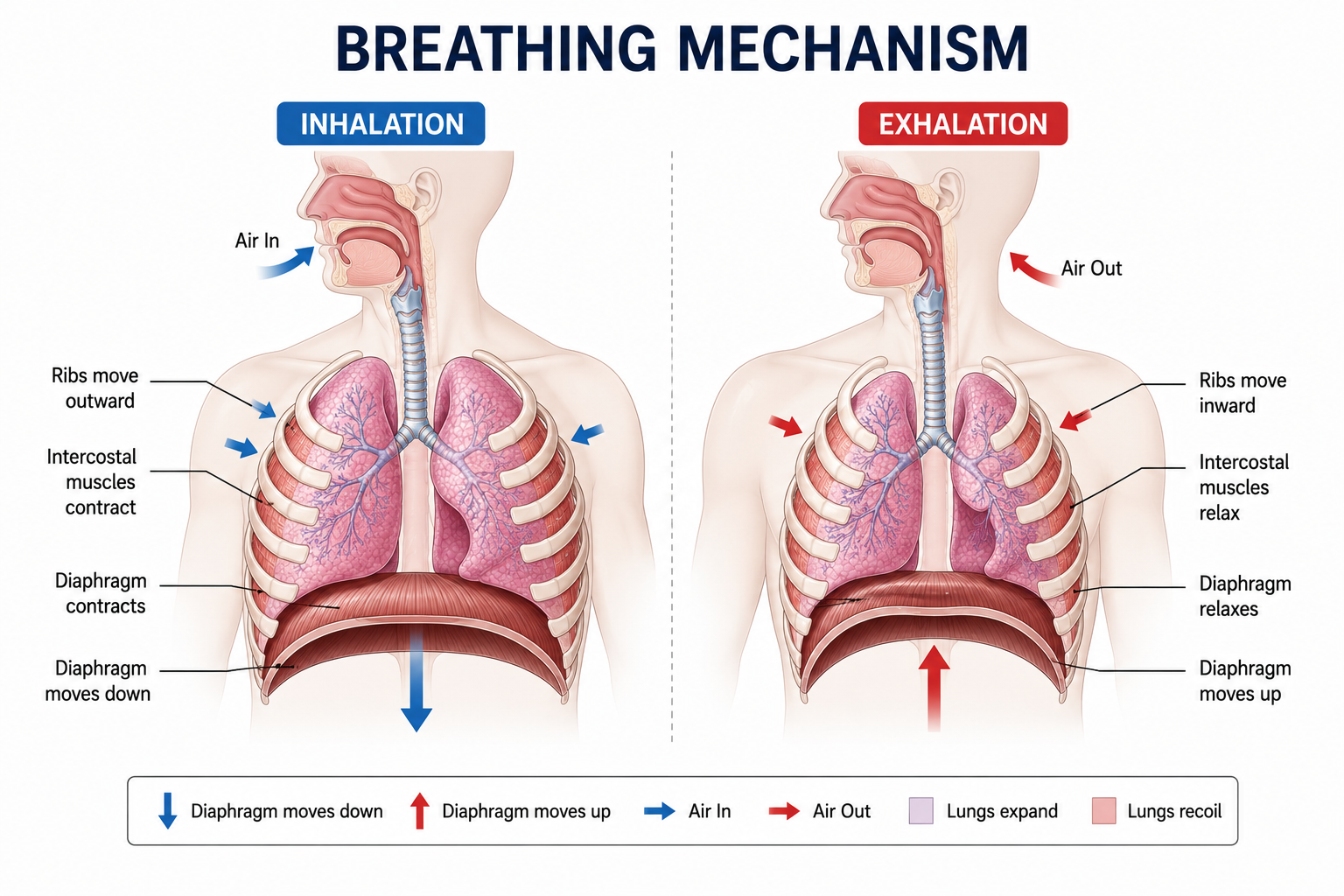Mechanism of Breathing
