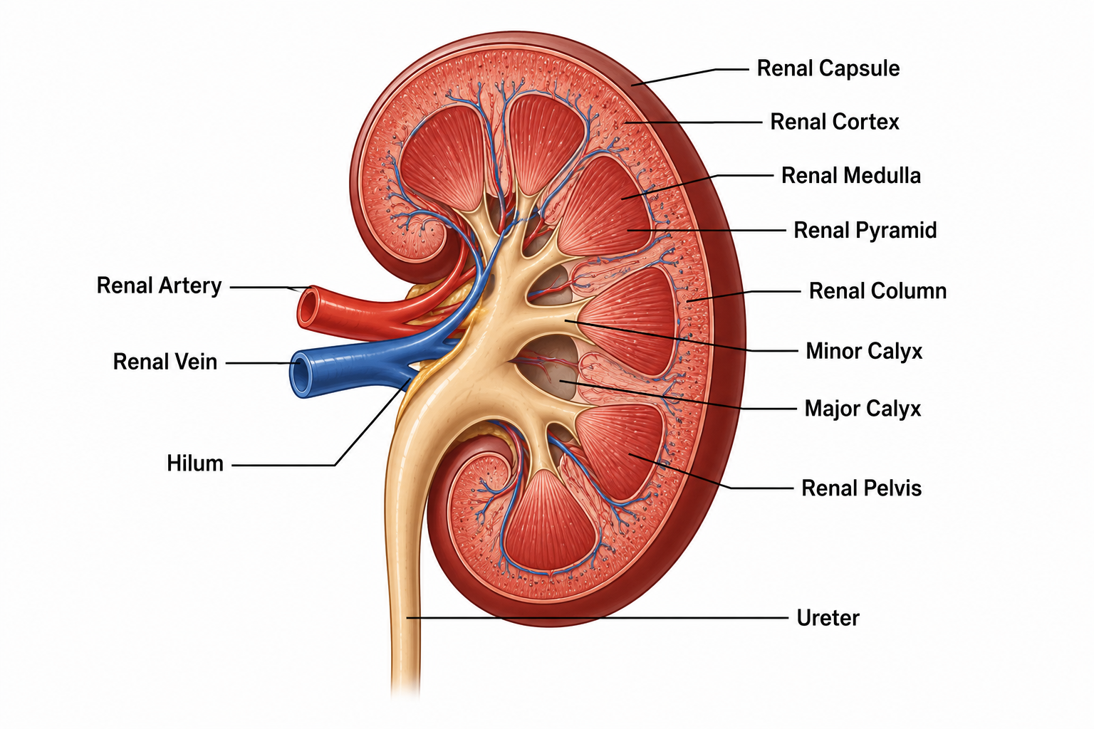 Structure of the Human Kidney