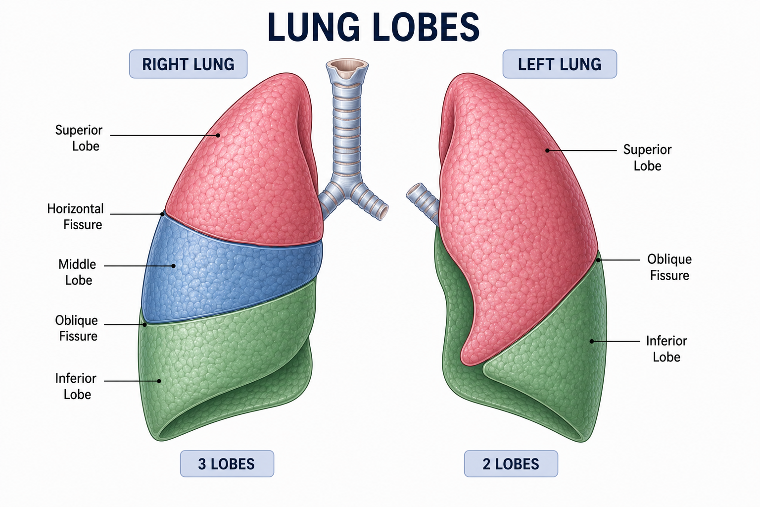Lobes of the Lungs