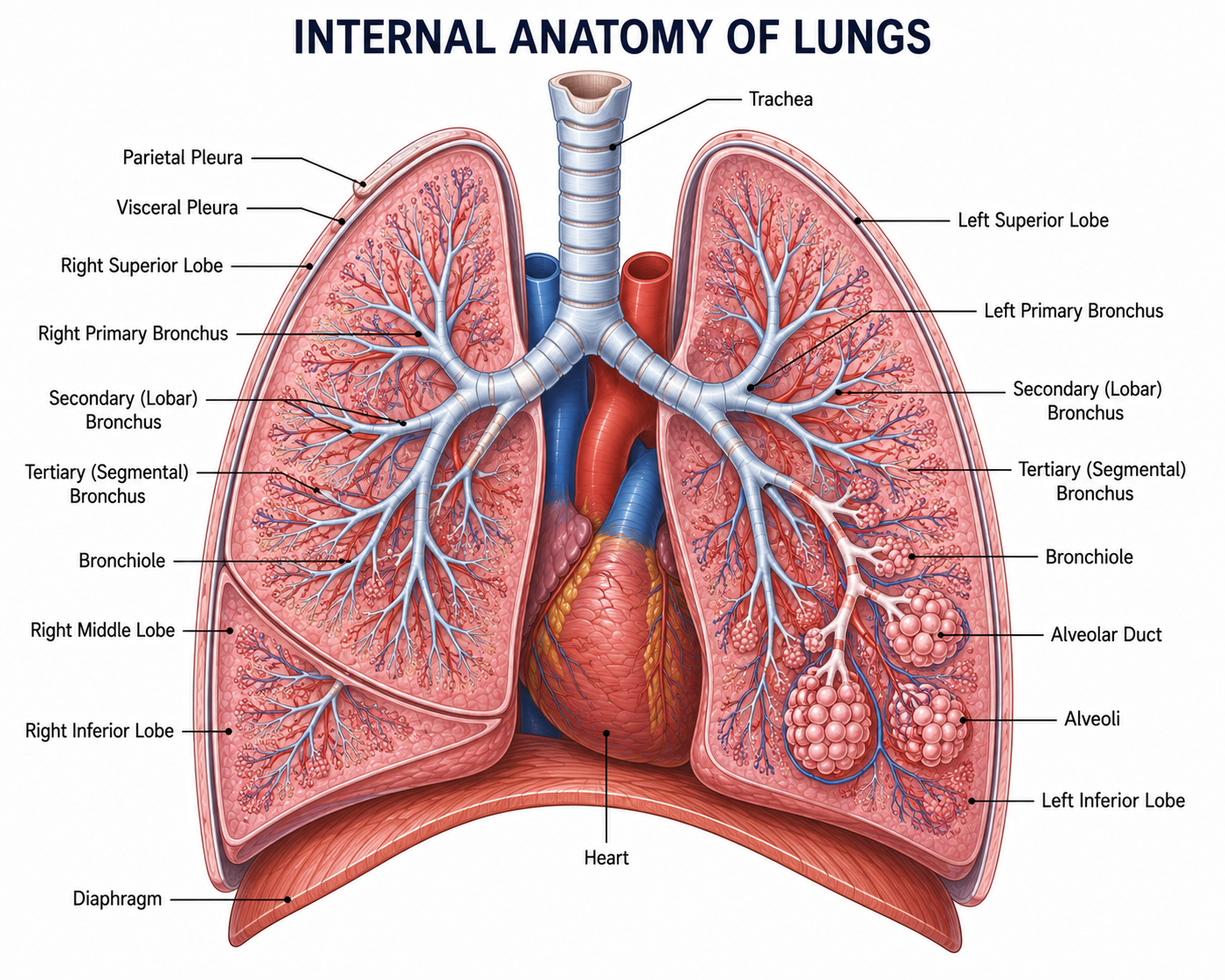 Internal Anatomy of the Lungs