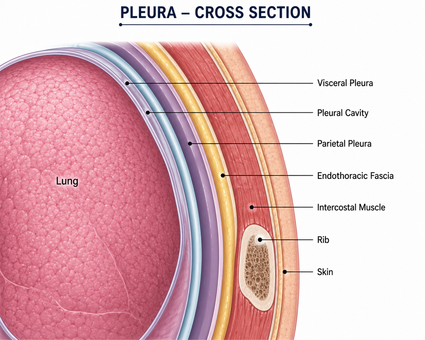 Cross Section of Pleura
