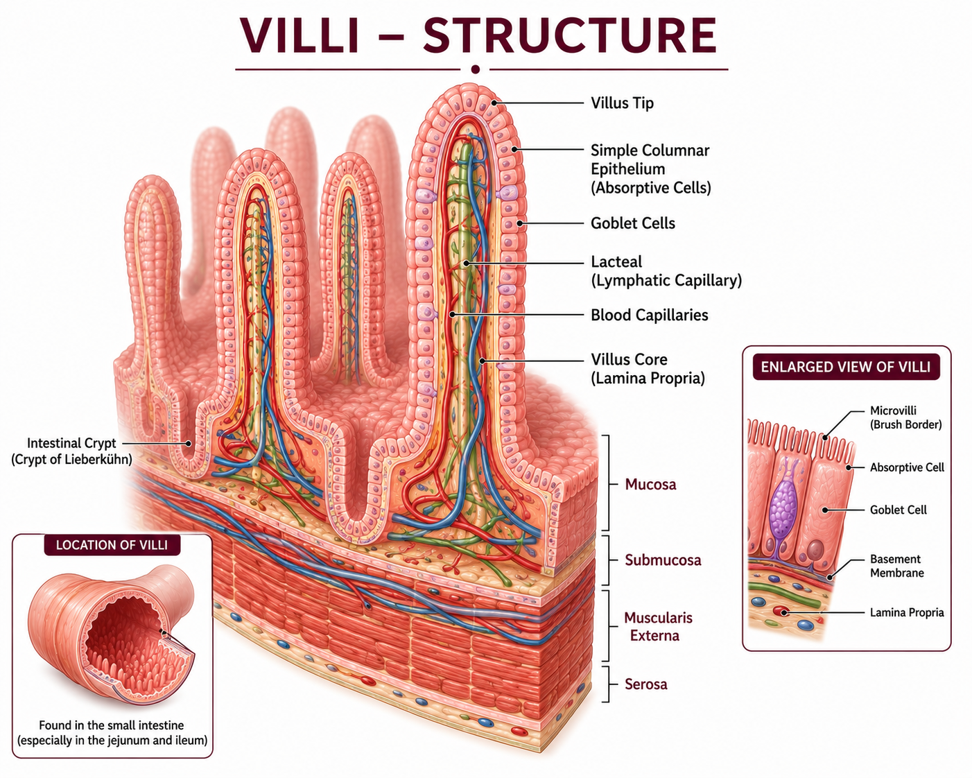 Structure of a Villus